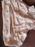 金三塔商场同款真丝女式内裤100%桑蚕丝速干亲肤舒适高腰三角内裤女 肤色 1条 2XL 实拍图