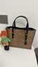 蔻驰（COACH）【品牌直供】女士MOLLIE25中号斜挎托特包卡其棕CV965礼物次日达 实拍图
