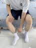 莫代尔5双袜子男长筒新疆棉秋冬10A抗菌防臭吸汗白色学生耐磨中筒袜四季 【长筒袜】白色 5双 均码 【60%新疆棉防臭】 实拍图