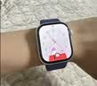【京东健康关爱版】Apple/苹果Watch S11智能手表GPS款46毫米银色铝金属表壳雾紫色运动型表带S/M 实拍图