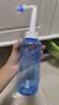 维德手动洗鼻器成人儿童生理盐水清洗医用鼻炎鼻腔冲洗器500ml+90包盐 实拍图