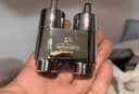 潜水艇（Submarine）F403一进二出三通角阀黄铜镀铬双把双控单独出水自带止水装置银色 实拍图