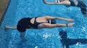 361°泳衣女连体平角竞速游泳衣保守遮肉显瘦温泉女士泳衣专业训练 实拍图