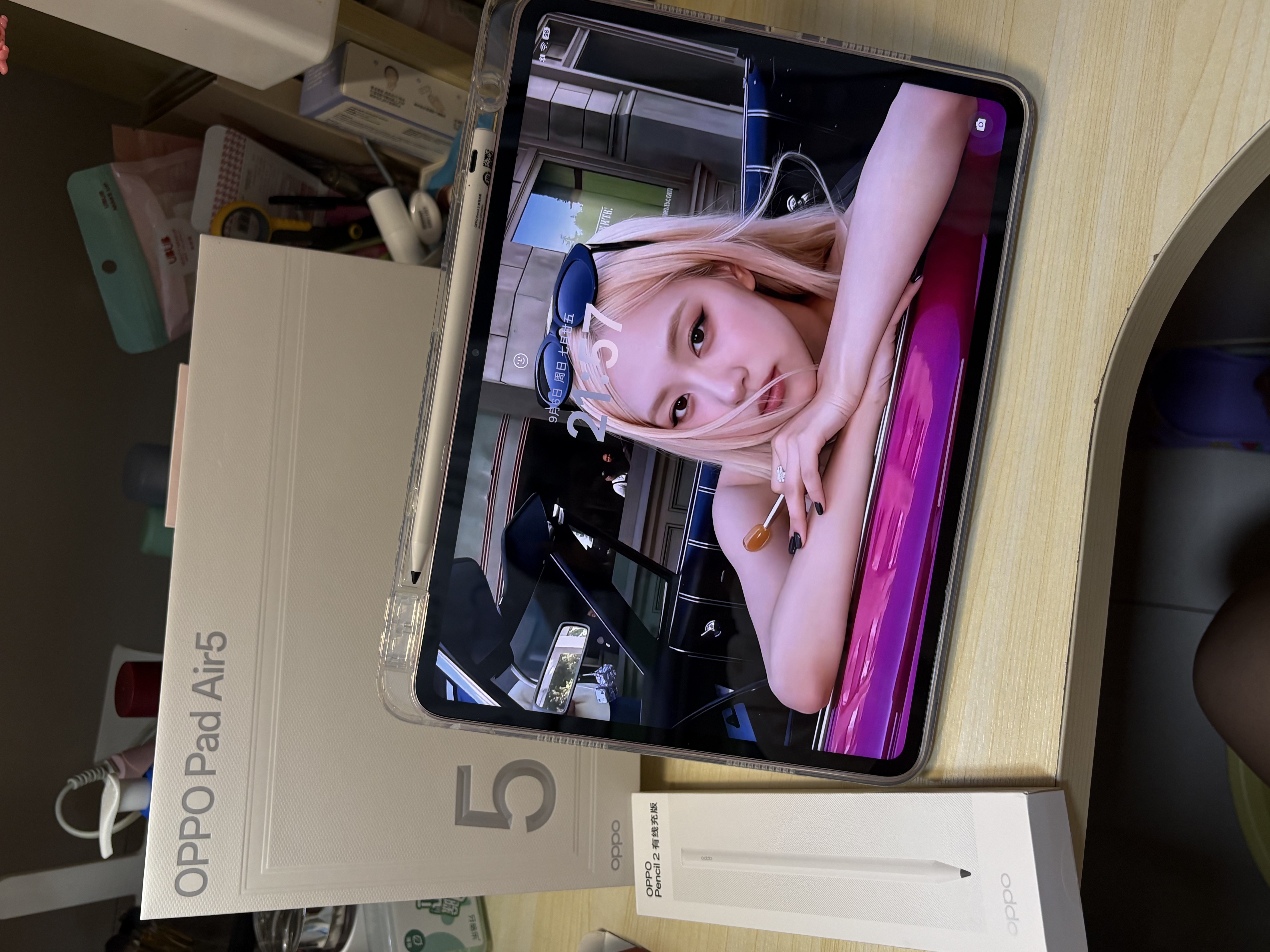 OPPO Pad Air5 国家补贴 12.1英寸平板电脑 10050mAh大电池 8GB+128GB 浅粉 办公学习游戏娱乐平板 实拍图