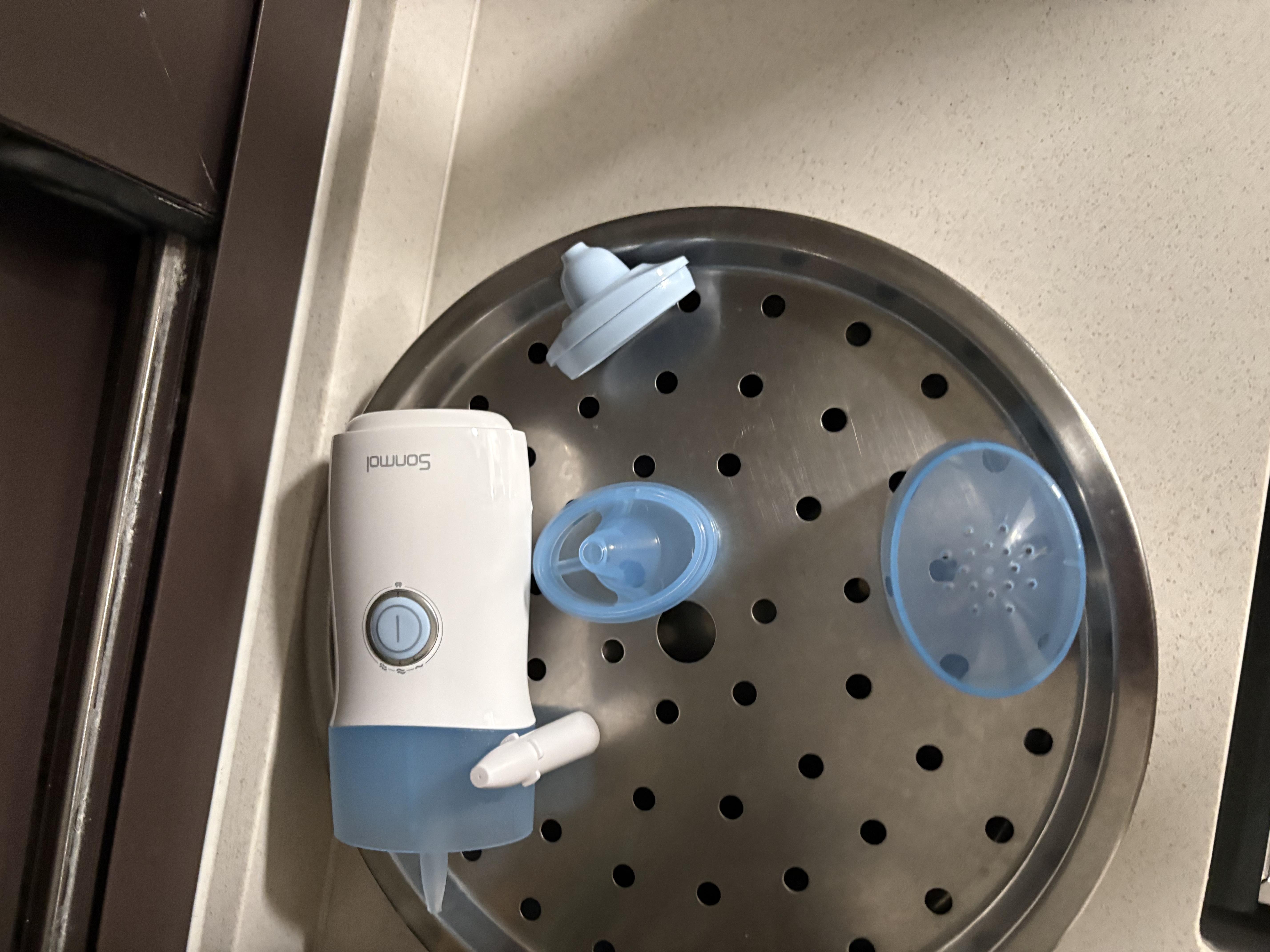 朔茂洗鼻器 儿童专用电动喷雾医用雾化过敏性鼻炎鼻腔冲洗器MFNI-06EB 实拍图