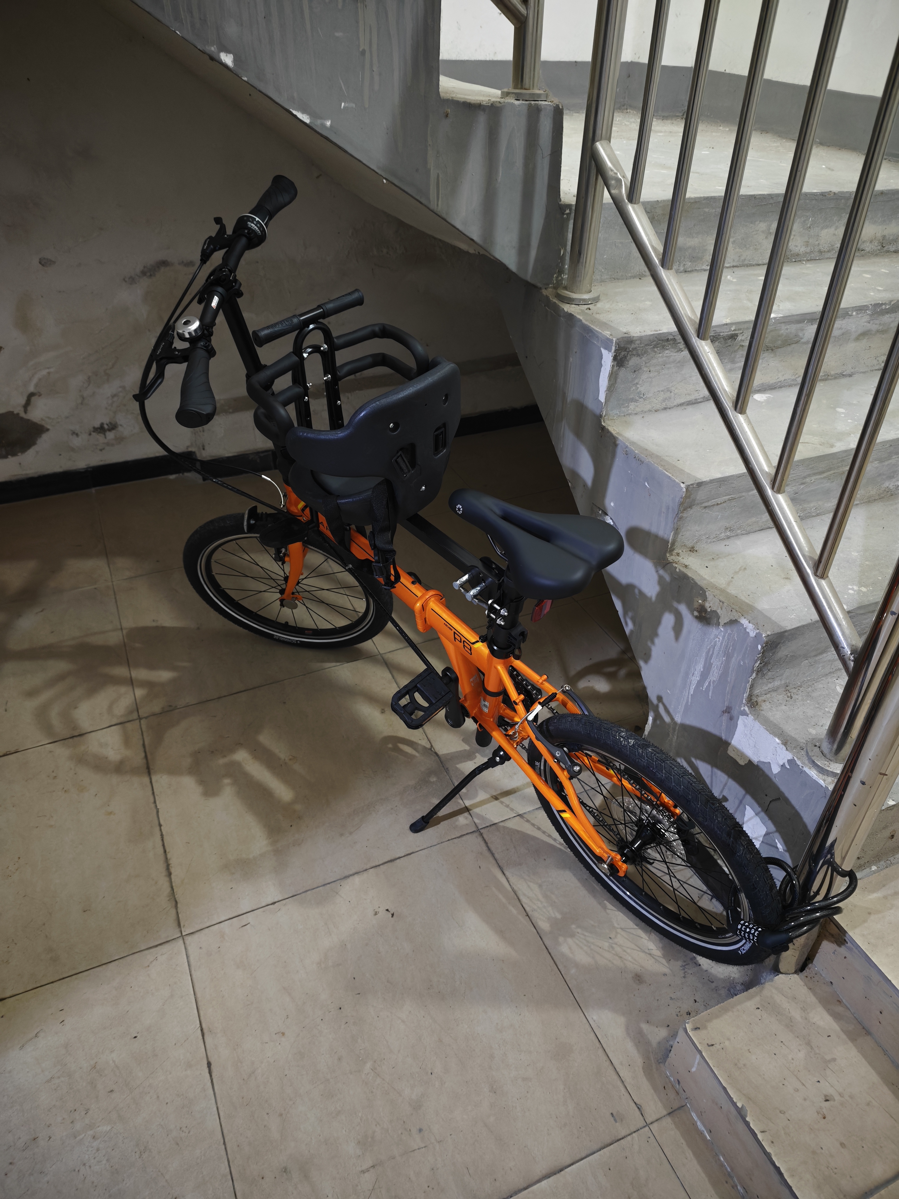 大行（DAHON）P8折叠自行车经典成人20英寸8速折叠车男女式运动单车KBC083 橙色【经典版】 实拍图