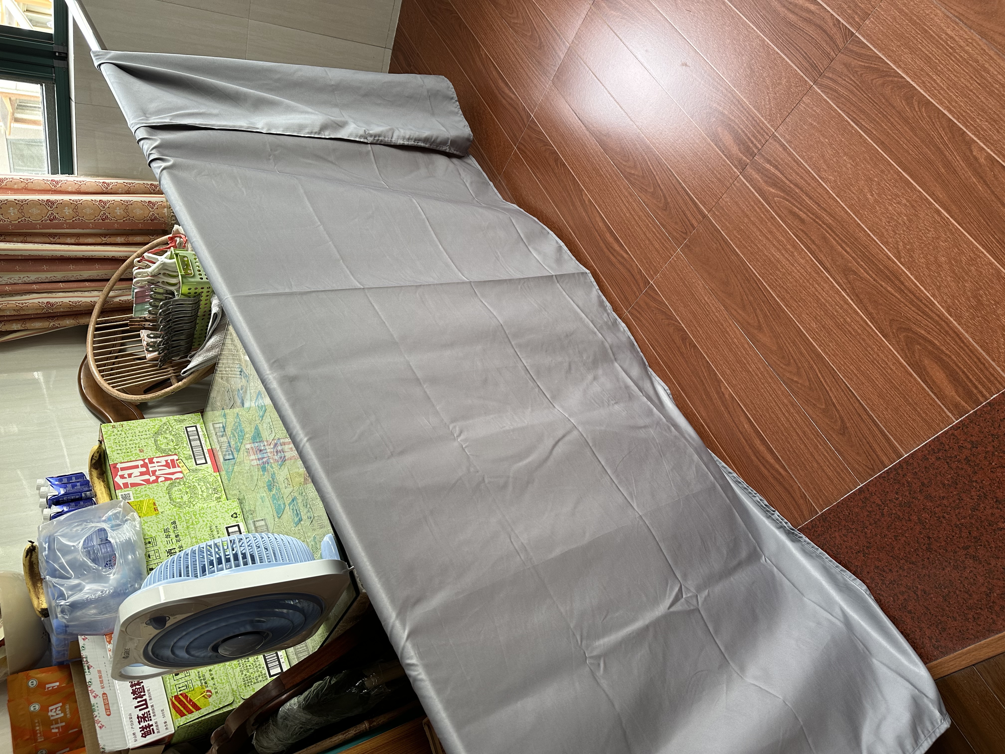 京东京造 悦柔床单单件 120g加厚耐用 A类磨毛床罩 180x230cm 科技灰 实拍图