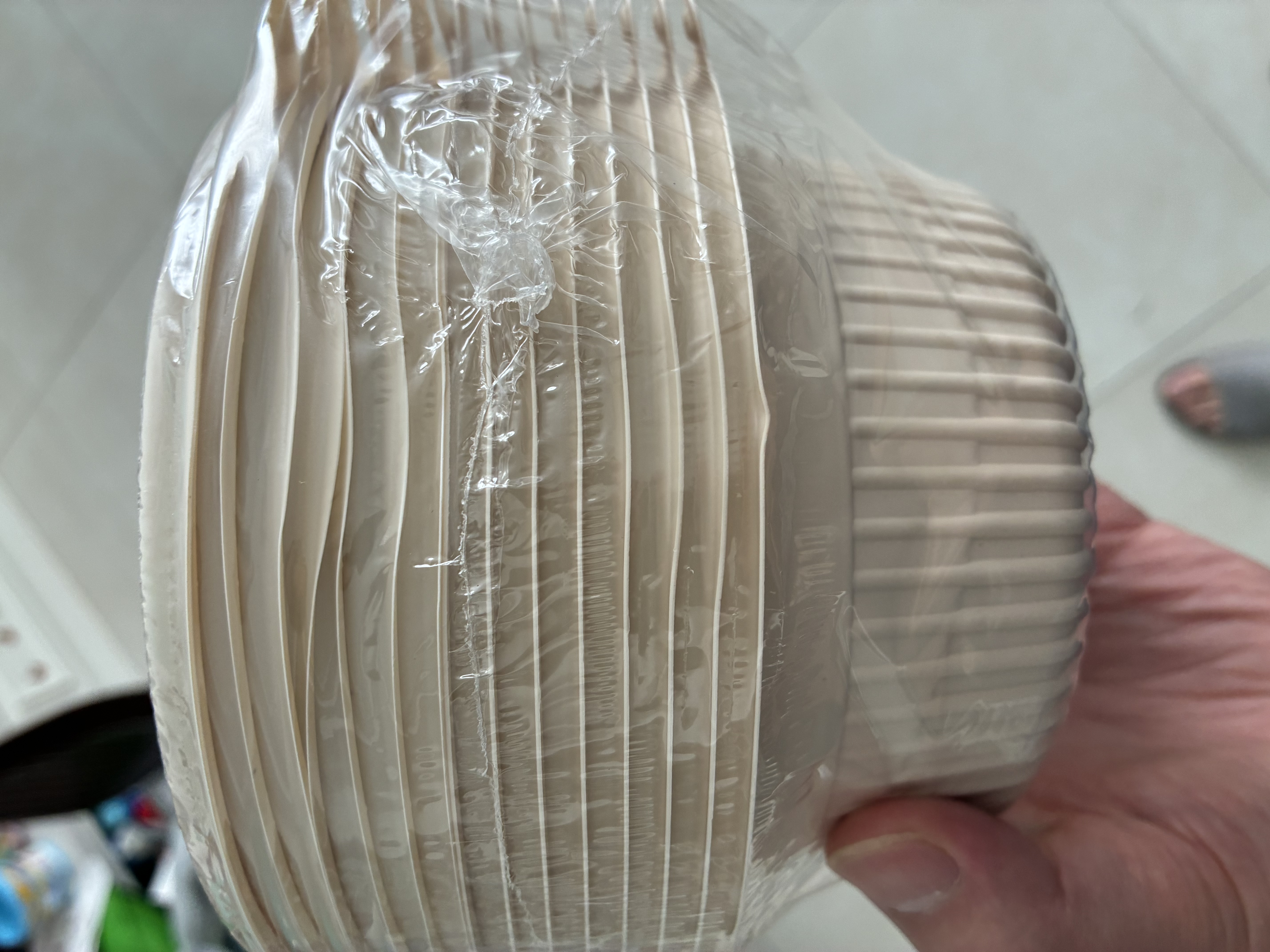 特美居（temeiju）一次性饭盒圆形汤碗450型*8套带盖餐盒食品级餐具可降解玉米淀粉 实拍图