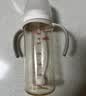 贝亲（Pigeon）自然成长翻盖直饮吸管 大童奶瓶330ml 经典款 18月+  AA278 实拍图