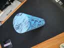 yottoy泡沫轴浮点初学者实心滚轴滚筒按摩肌肉放松瑜伽柱 60*15cm蓝混色 实拍图