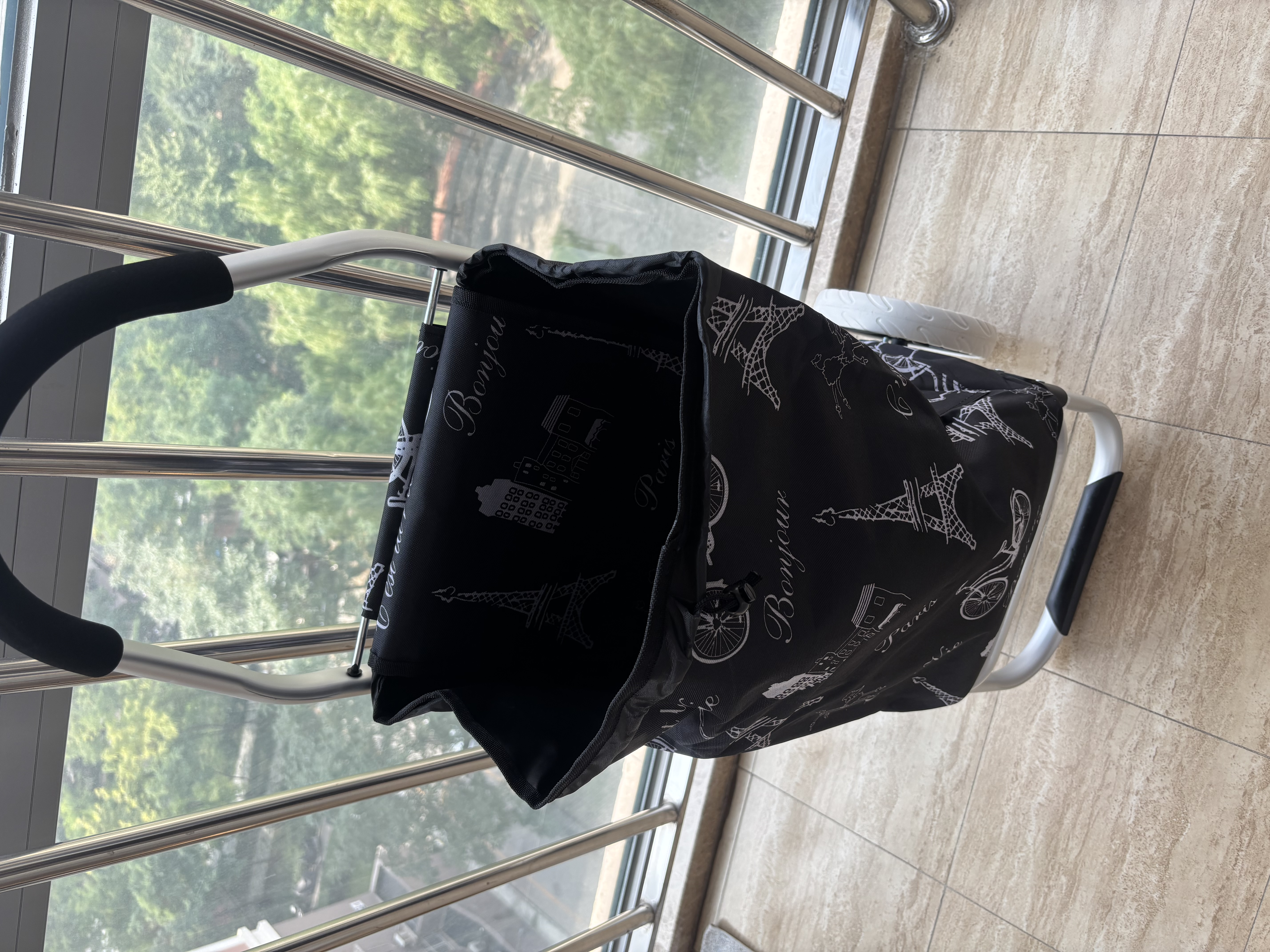 新越昌晖买菜手拉车折叠购物车小拉车铝合金小拖车家用手推车小推车F51046 实拍图