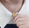 老庙黄金项链足金999肖邦链素链女款锁骨链链子送女友七夕情人节礼物 约1.93g 实拍图