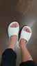 李宁（LI-NING）运动拖鞋男女四季情侣一字拖鞋家居洗澡海边防滑防异味外穿拖鞋 实拍图