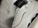 斯凯奇（Skechers）女鞋小白熊女士休闲鞋子厚底增高百搭运动软底老爹鞋女99999863 白色/海军蓝色/WNV 37 实拍图