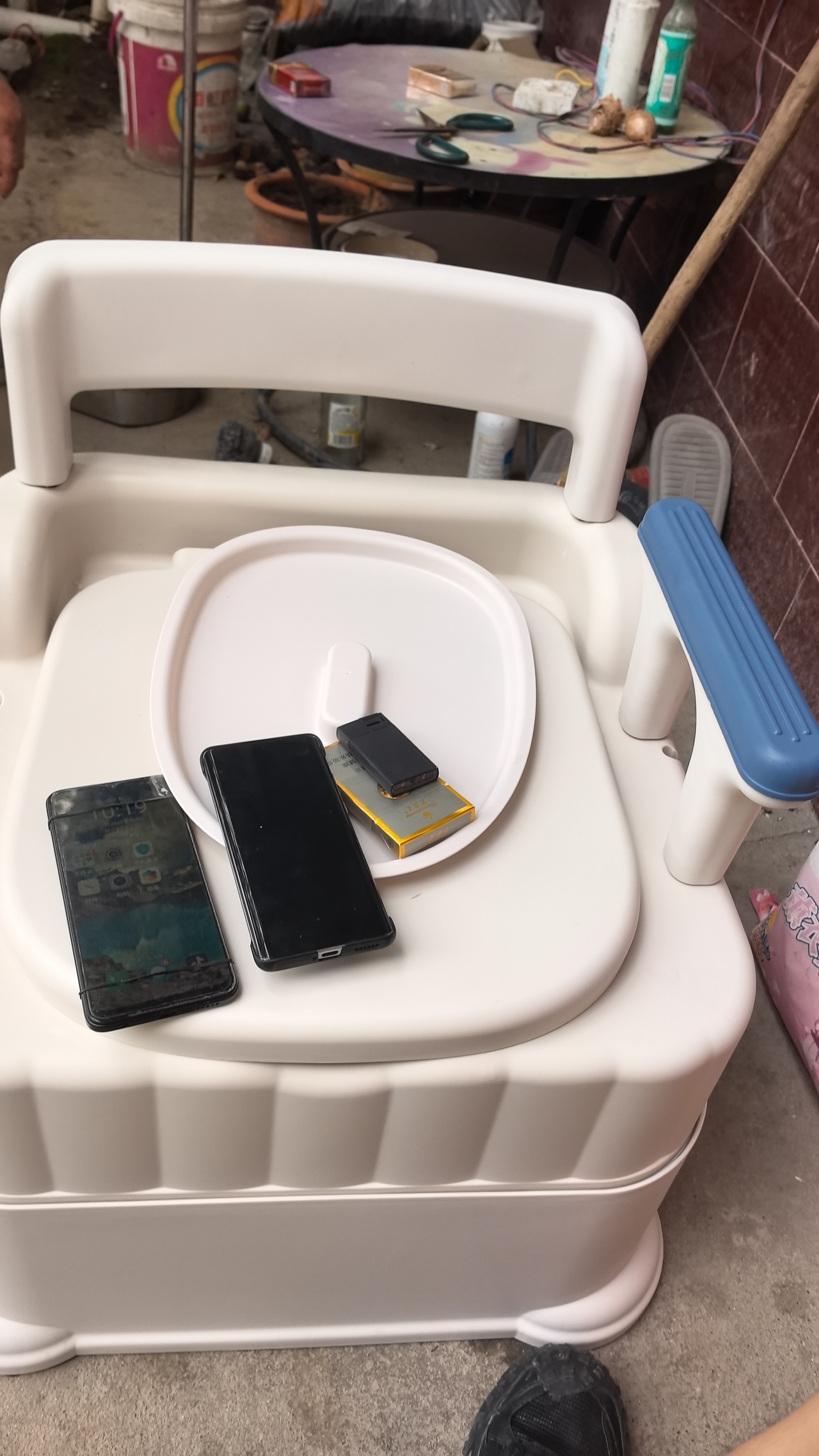 怡辉（YIHUI）移动马桶老年人坐便器家用老人移动坐便式马桶便携式防臭坐便座椅 实拍图
