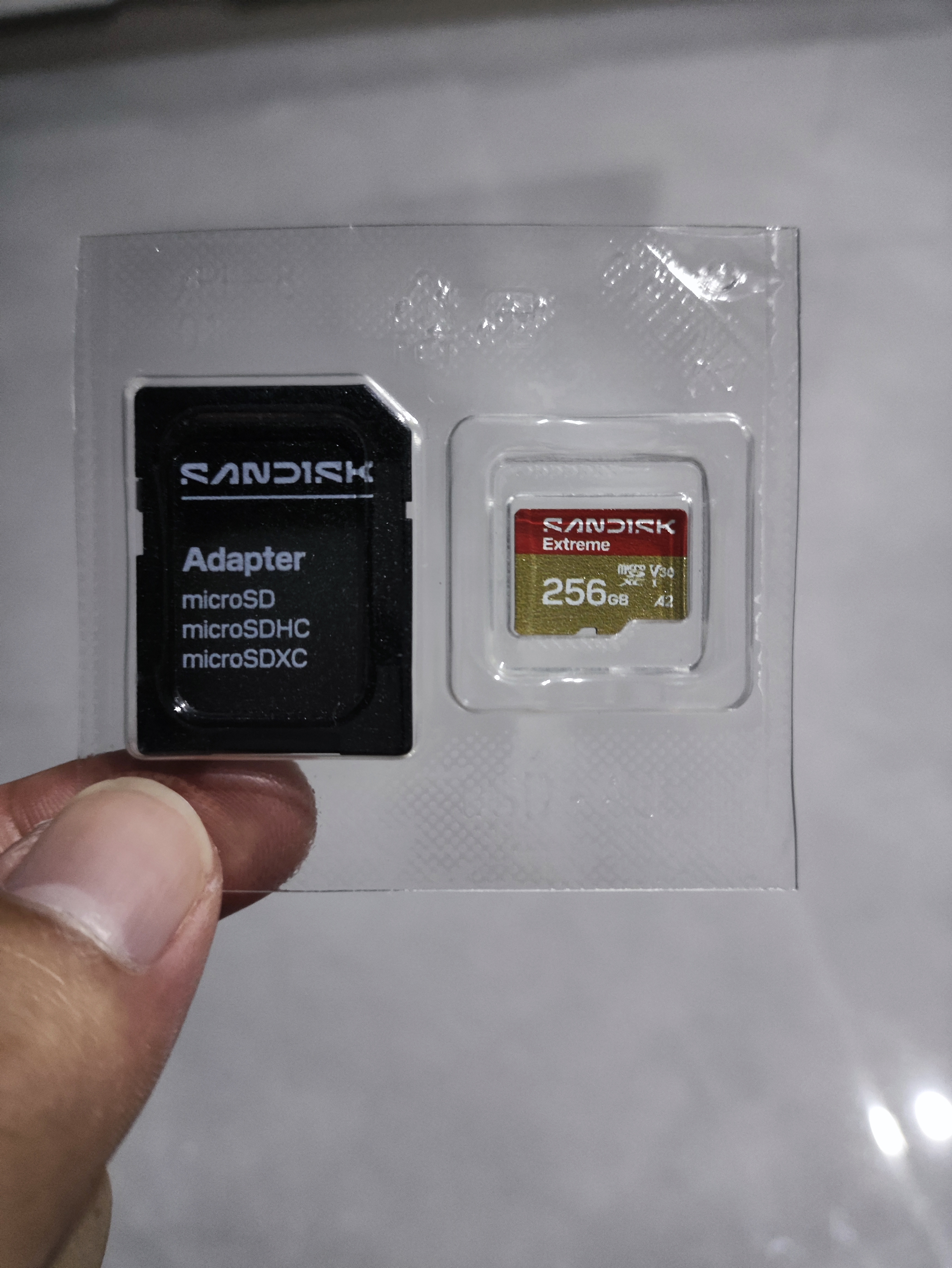 Sandisk闪迪256GB TF(MicroSD)内存卡4K极速金卡A2 V30 U3兼容大疆Pocket3/4P/Action 6运动相机/无人机存储卡 实拍图