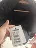 坦博尔羽绒服女短款时尚潮流可脱卸帽百搭保暖外套550388T 黑色 160  实拍图