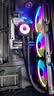 追风者（PHANTEKS）冰灵D30 X2黑色420一体式CPU水冷散热器(30mm积木风扇/VRM/内存散热/高性能水泵/intel/AMD) 实拍图