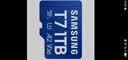 三星（SAMSUNG）128GB TF(MicroSD)内存卡T7 适配运动相机Pocket监控行车记录仪耐久卡 支持4K视频 读170MB/s 实拍图