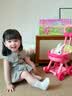 迪漫奇儿童婴儿车萌兔手推车儿童小推车玩具仿真兔子推车女孩过家家玩具 实拍图