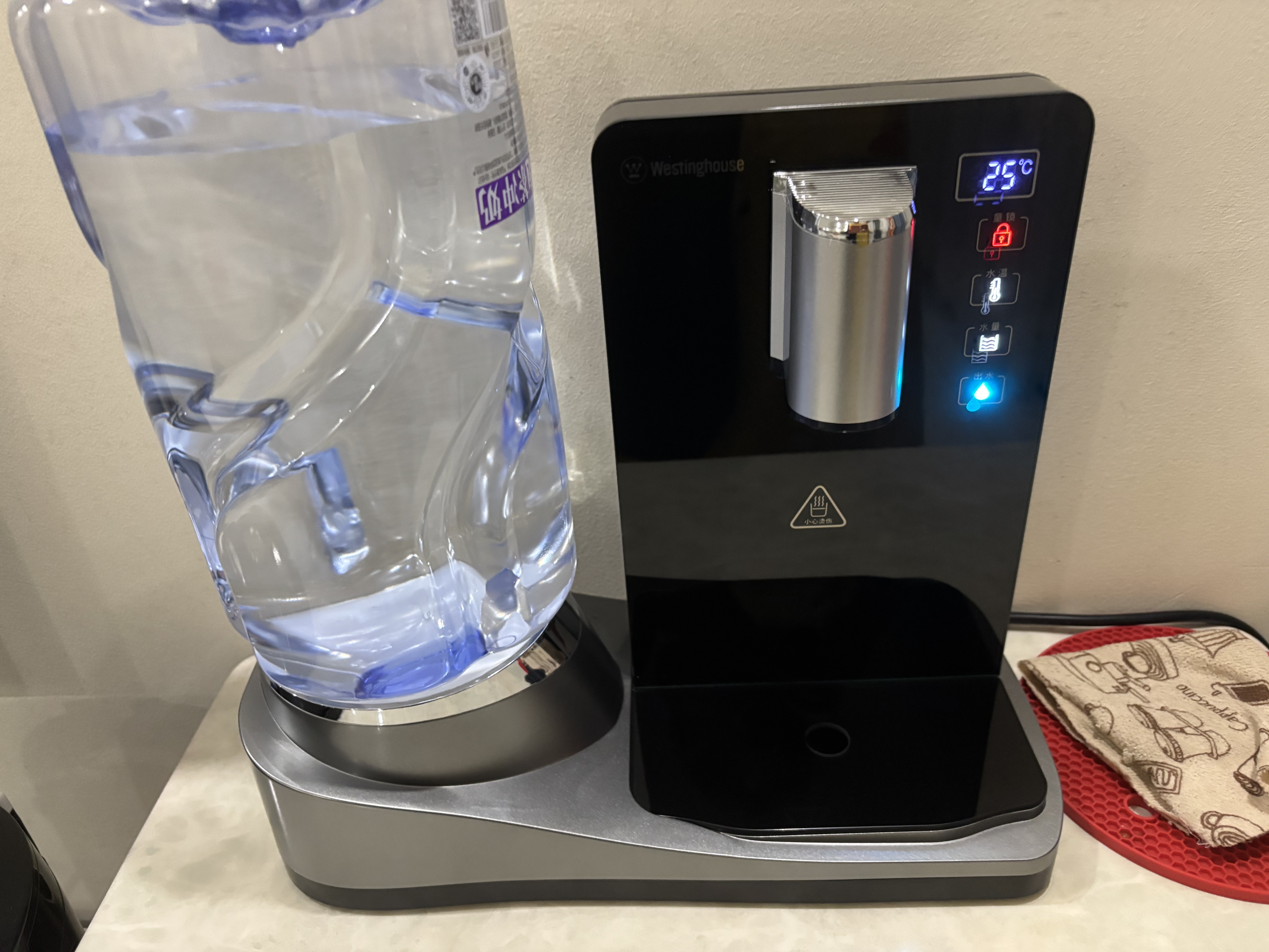 西屋（Westinghouse）即热饮水机家用迷你小型台式桌面 桶装水饮水机速热 办公室电热烧水壶冲泡奶保温杯 WFH-S5 实拍图