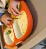 世喜婴儿餐盘分格带吸盘 宝宝训练弯弯辅食勺学吃饭叉子 儿童餐具套装 实拍图