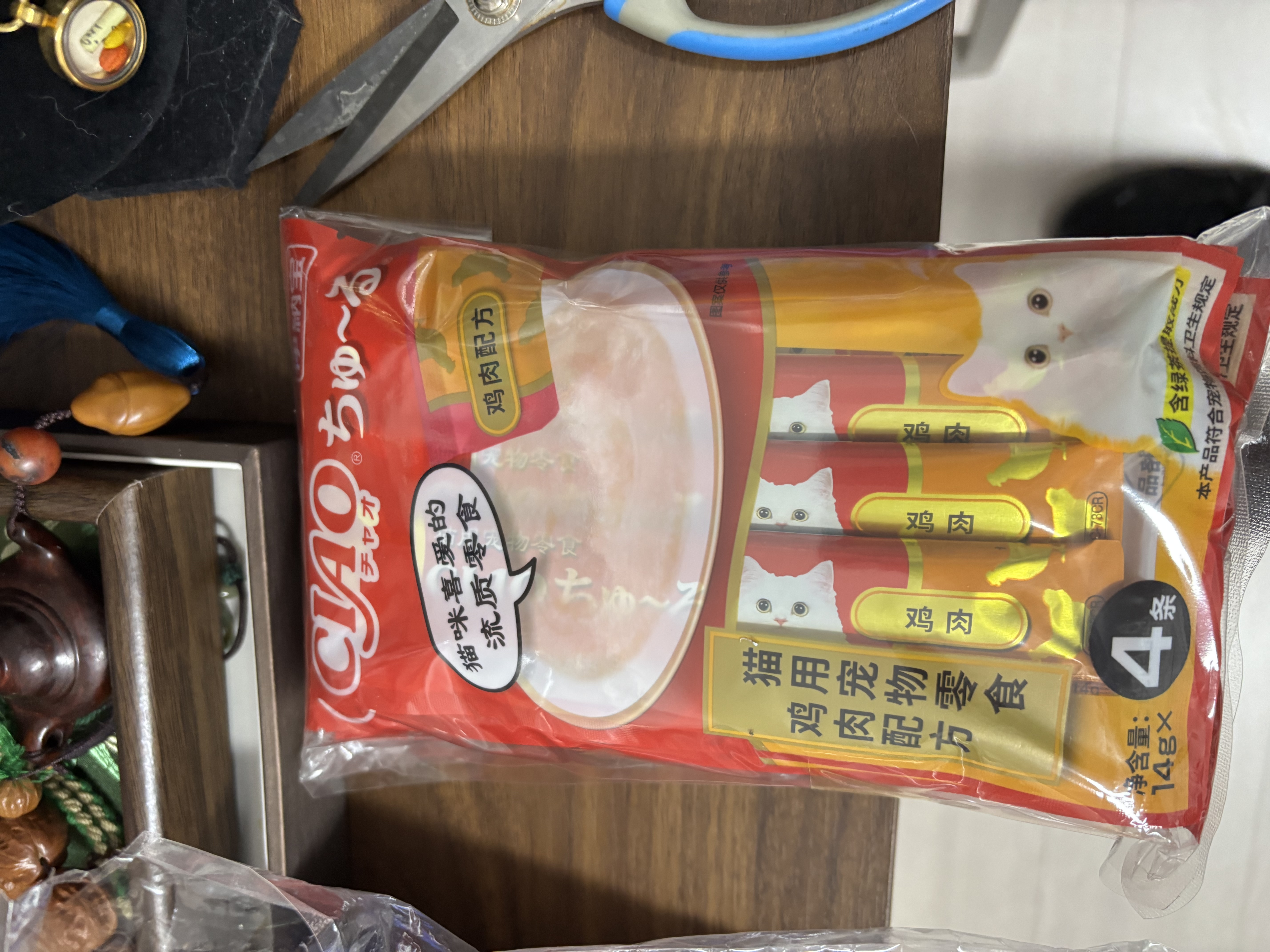 伊纳宝猫零食妙好啾噜猫条鸡肉味14g*24支 实拍图