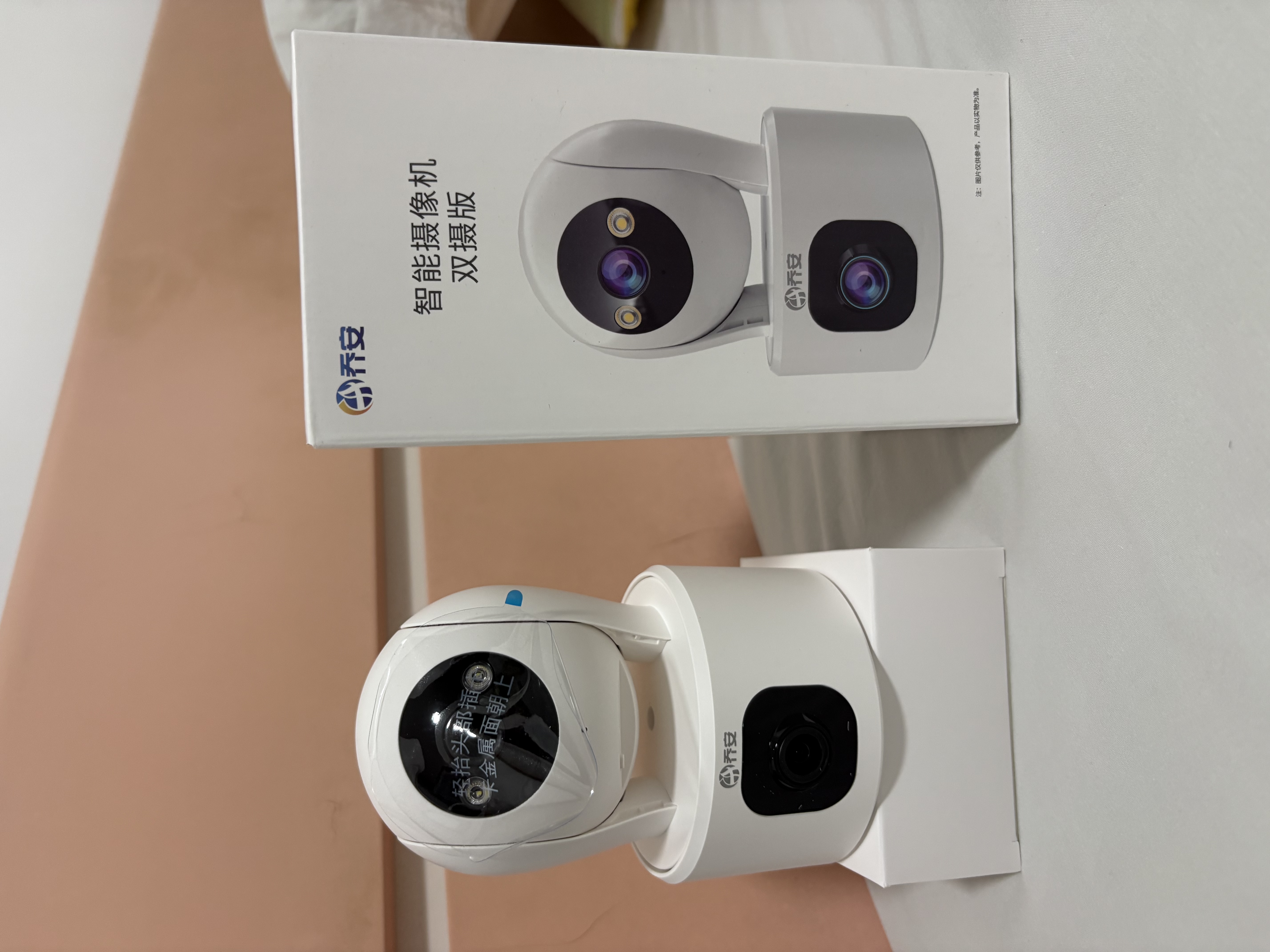 乔安（JOOAN）双摄1600万像素监控摄像头无线wifi网络高清监控器360度无死角带夜视全景云台家用AI监控手机远程 实拍图