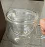 富光花茶杯透明茶杯内胆茶水分离杯办公室玻璃杯子水杯350ml 实拍图