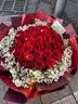 幽客玉品鲜花速递红玫瑰花束表白送女友老婆生日礼物全国同城配送 33朵红玫瑰花束—女王款 实拍图