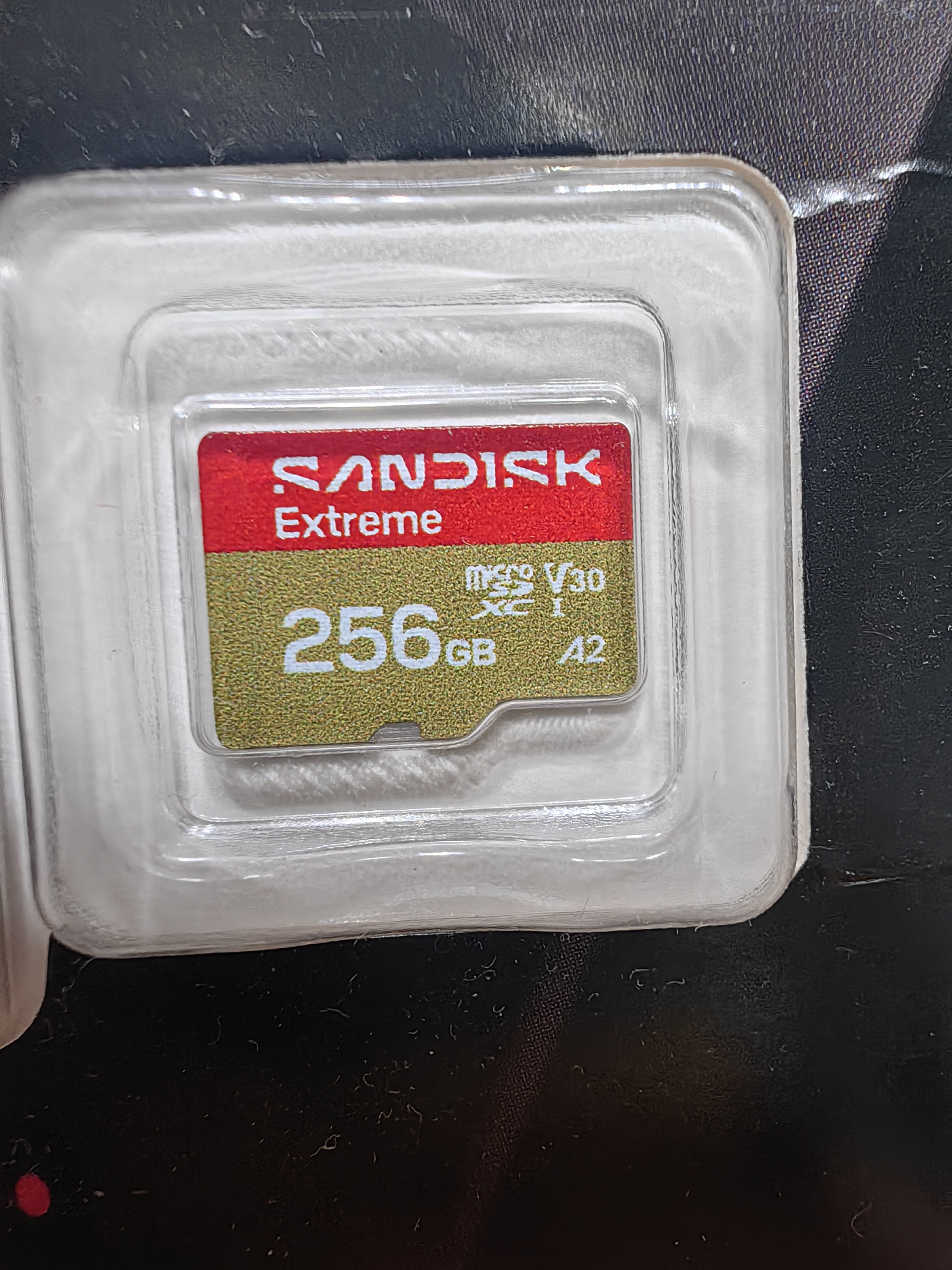 Sandisk闪迪256GB TF(MicroSD)内存卡 升级款 极速金卡 A2 V30 U3 兼容大疆Pocket 4/Action 6运动相机存储卡 实拍图