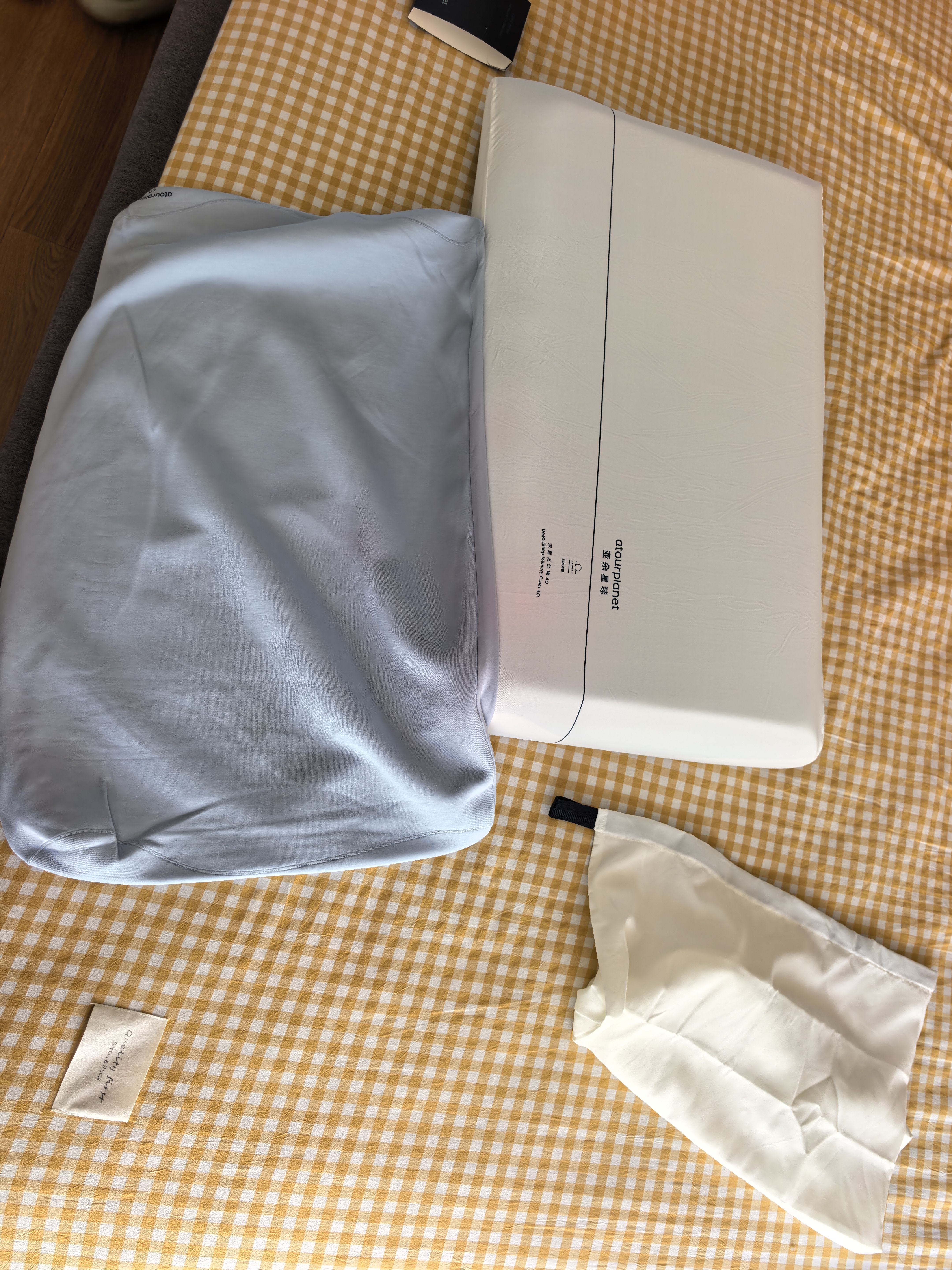亚朵星球深睡枕Pro4.0记忆枕头枕芯记忆棉海绵护颈椎助睡眠侧睡送礼 实拍图