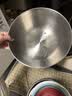 展艺304不锈钢料理盆28cm 食品级加厚材质月饼烘焙工具打奶油揉面容器 实拍图