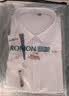 罗蒙（ROMON）纯色商务职业正装男士白衬衫工装外套长袖衬衣男CS108白色3XL 实拍图