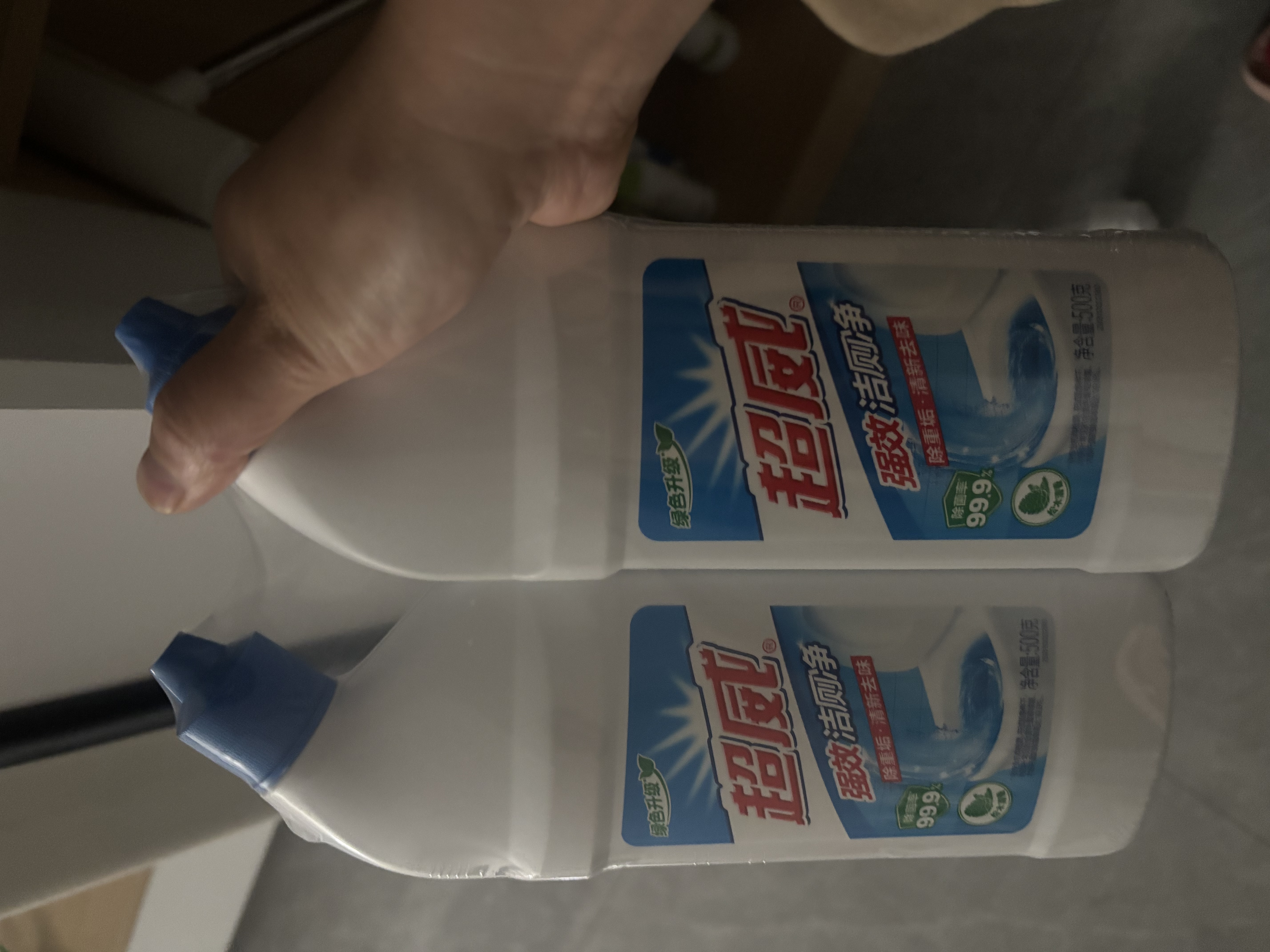 超威强效洁厕灵 500g*4瓶 卫生间浴室马桶厕所清洁剂洁厕液  松木香 实拍图