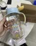 贝亲（Pigeon）防胀气 自然成长翻盖直饮吸管 大童奶瓶330ml 马戏团 18月+ AA279 实拍图