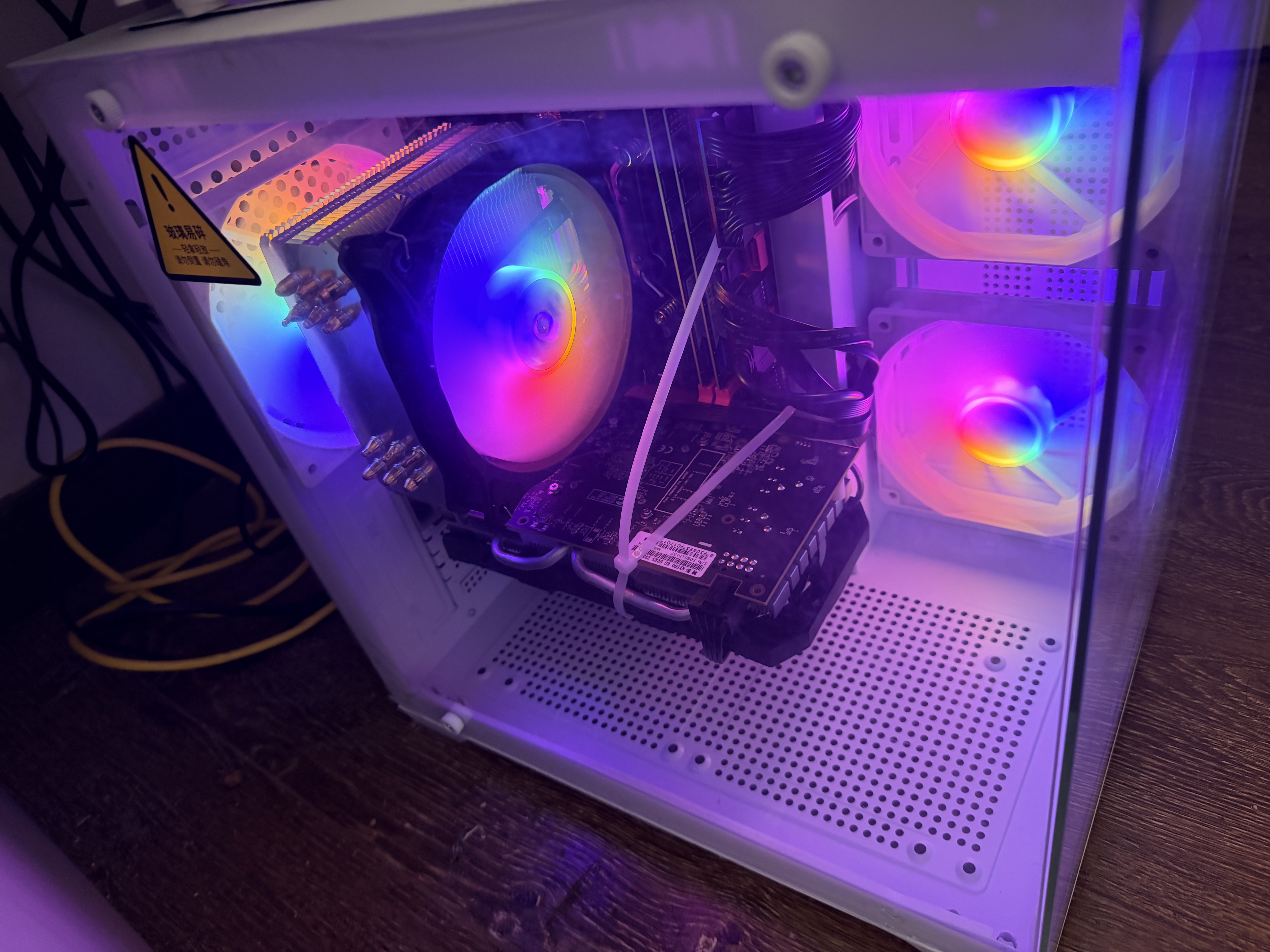 华硕（ASUS）ROG海景房5060全家桶14代酷睿i7台式电脑DIY组装机PBA独显主机直播设计游戏电竞企业大额补贴整机 【性能】酷睿i7丨RTX3060丨1.5T电竞 华硕单主机(五年质保+国行带 实拍图