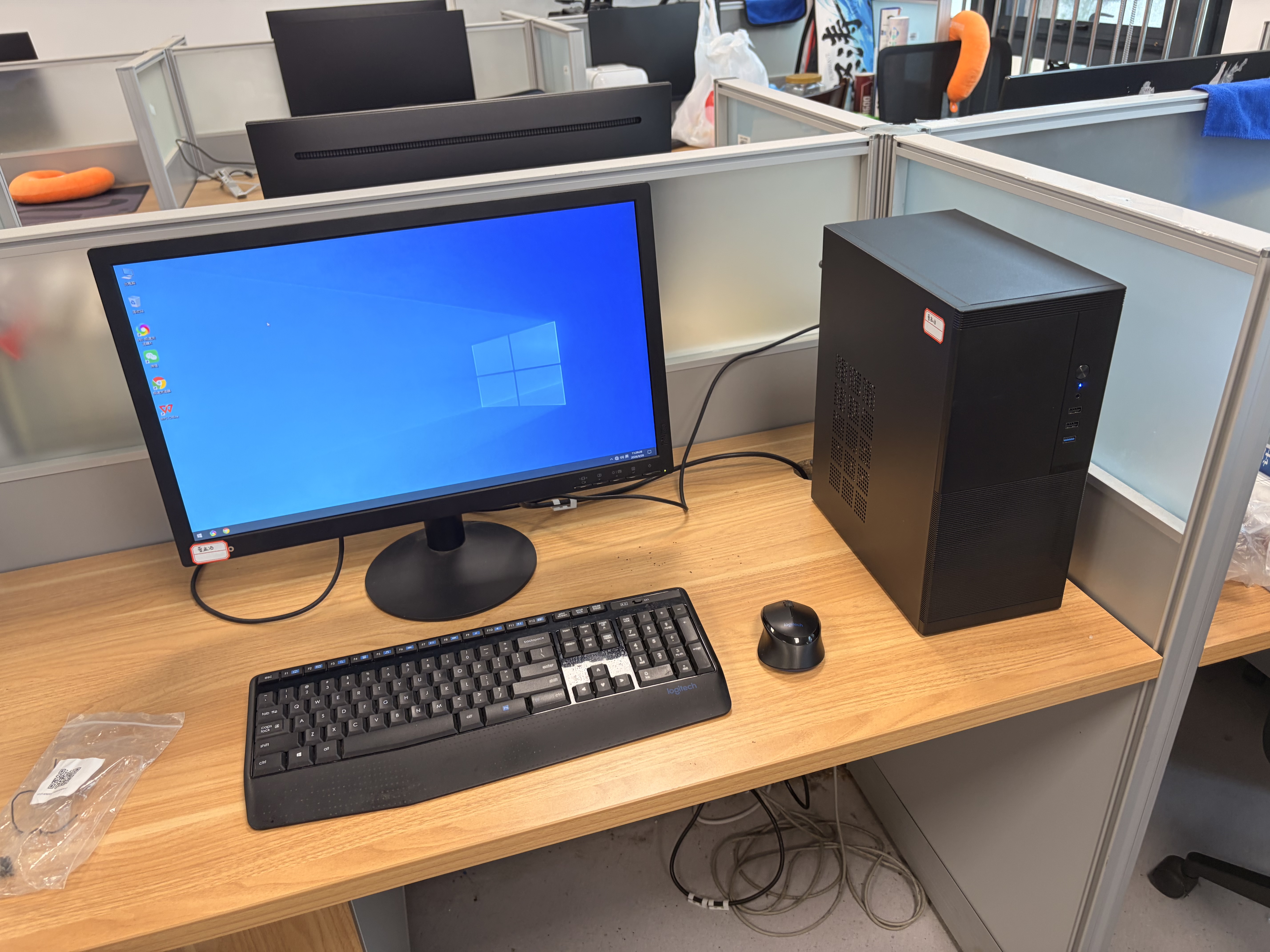 SAMBADA惠科HKC电脑国家补贴15% 台式主机办公家用台式机主机整机（AMD A8核心 16G WiFi）23.8 实拍图