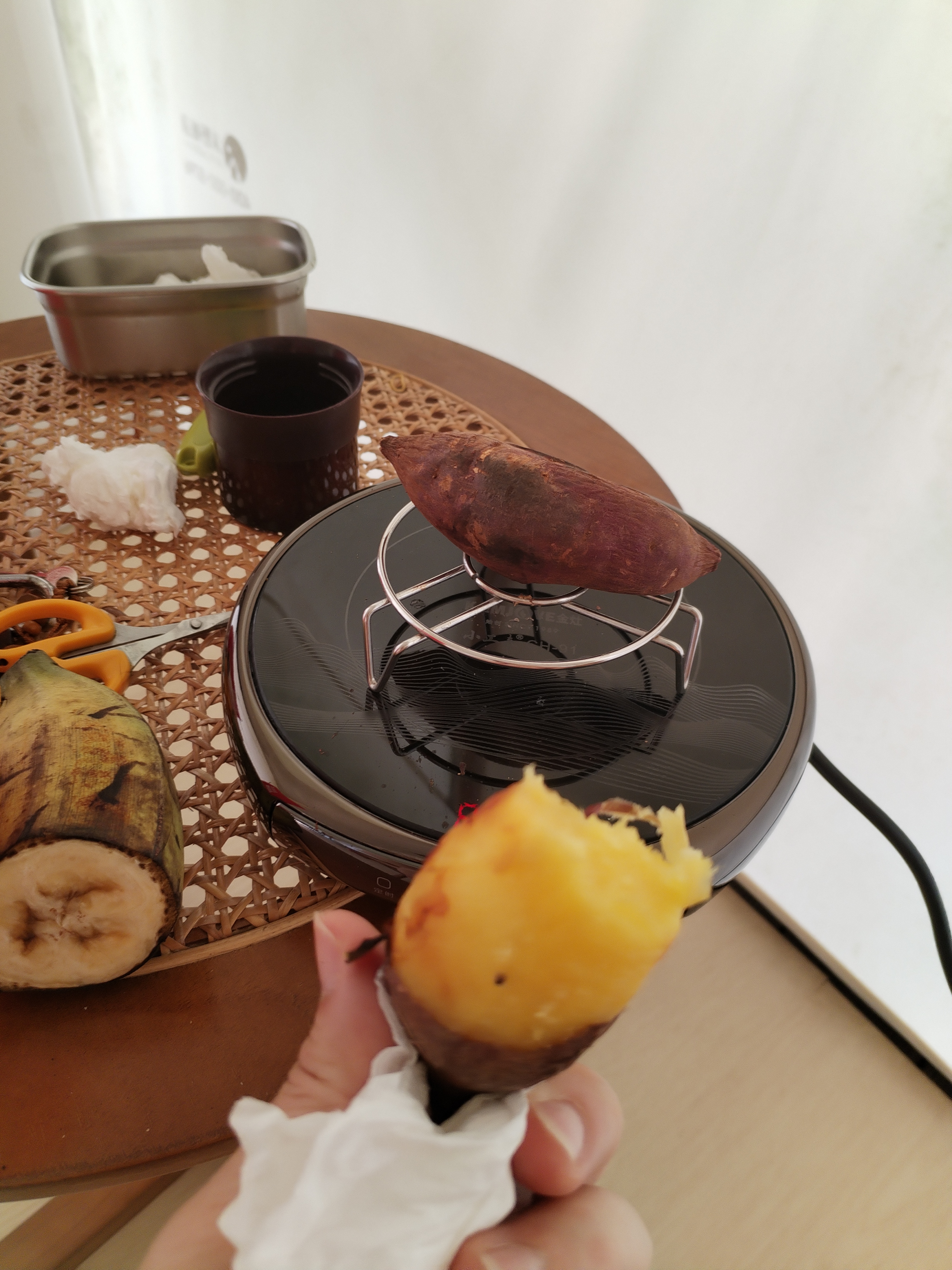 金灶（KAMJOVE）电陶炉办公室小型煮茶壶煮茶器泡茶煮茶烧水壶 家用电陶炉烧水壶煮茶具套装泡茶壶CH-91 小工夫电陶炉 实拍图