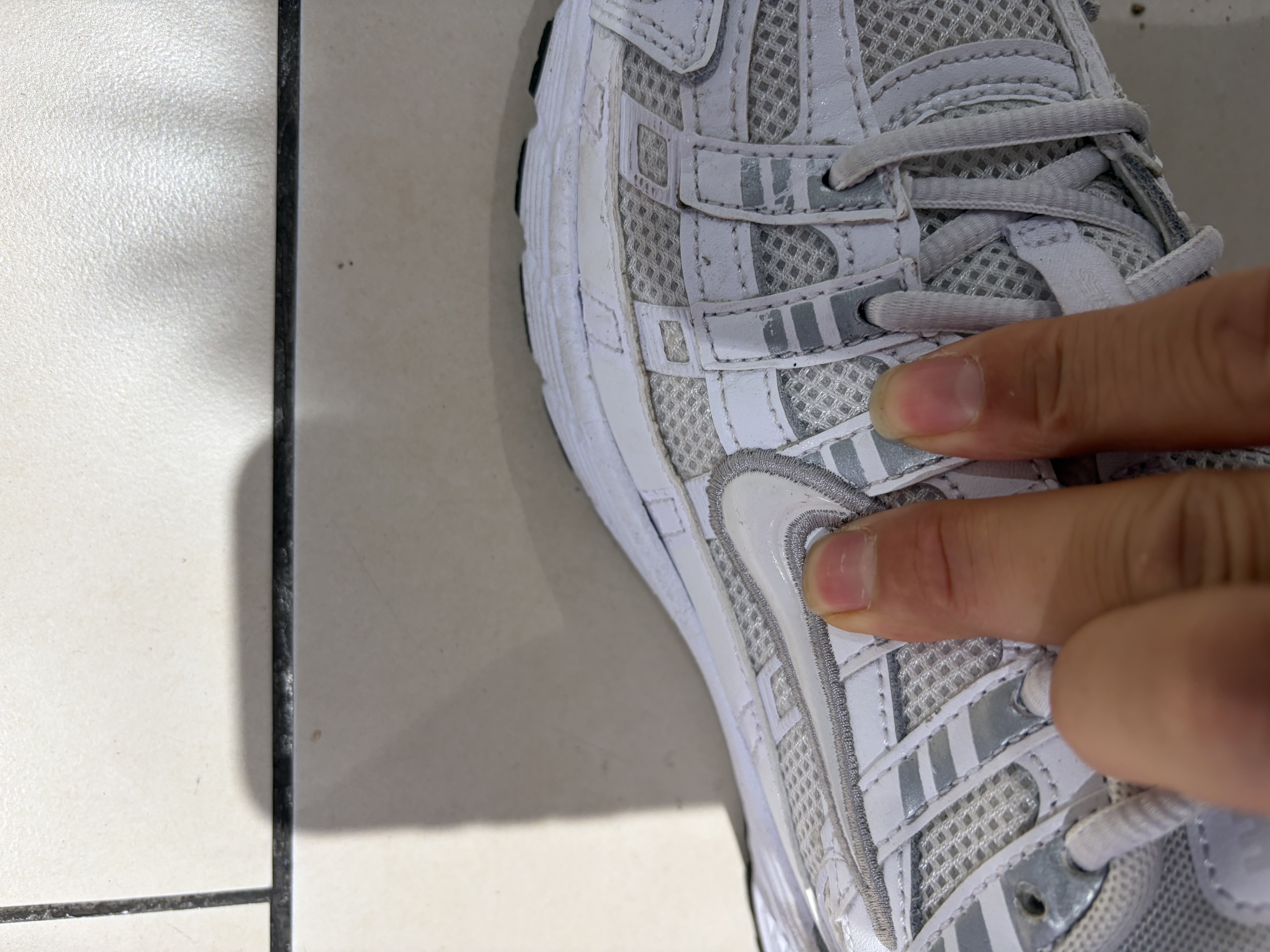 NIKE P-6000舒适缓震时尚潮流复古GS运动休闲鞋 HV5064-003 38.5 实拍图