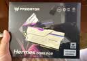 宏碁掠夺者（PREDATOR）48G(24G×2)套装 DDR5 6000频率 台式机内存条 Hermes冰刃系列 RGB灯条(C28) 石耀黑 AI电脑配件 实拍图