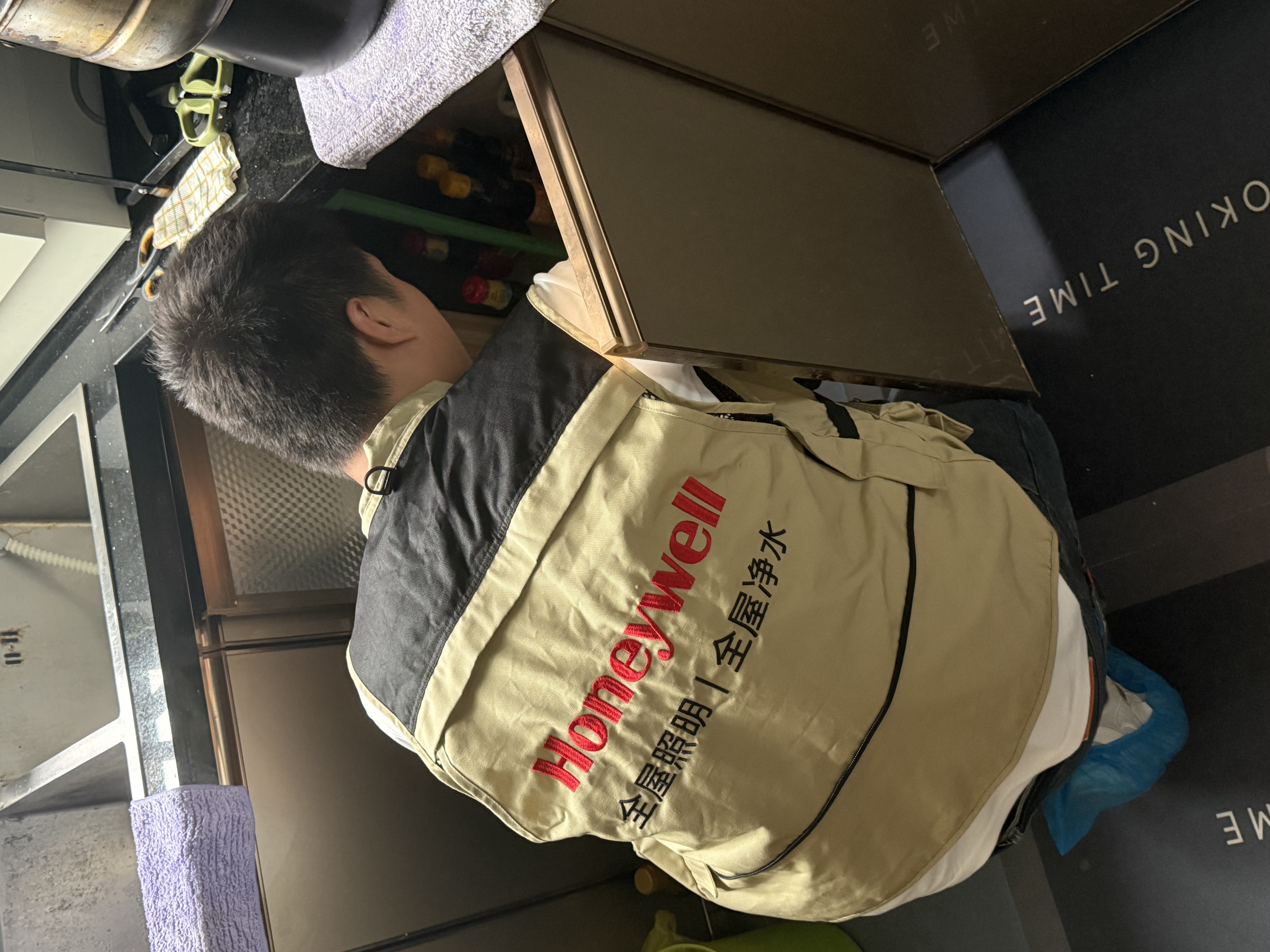 霍尼韦尔（Honeywell）防爆前置过滤器自动洗 超大通量反冲洗0铅厨下净水器厨房家用万向安装 免换滤芯 国家补贴 全自动自洗·D40·抑菌叠片 实拍图