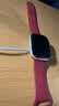 Apple/苹果 Watch S11 智能手表GPS款46毫米银色铝金属表壳雾紫色运动型表带S/M MEVW4CH/B 实拍图