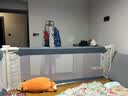 鳕鱼爸爸床围栏婴儿童防掉床上边安全护栏一体免打钉防摔围挡 轨道 双面装 （左侧款） 1.8mX2.0m床型适用 实拍图