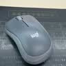 罗技（Logitech）M185鼠标 无线鼠标 办公鼠标 对称鼠标 黑色灰边 带无线2.4G接收器 实拍图