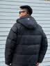 准者（RIGORER）长款羽绒服男2026秋冬新款连帽保暖防风加厚运动户外休闲情侣外套 纯正黑 L (175) 实拍图