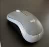 罗技（Logitech）M185鼠标 无线鼠标 办公鼠标 对称鼠标 黑色灰边 带无线2.4G接收器 实拍图