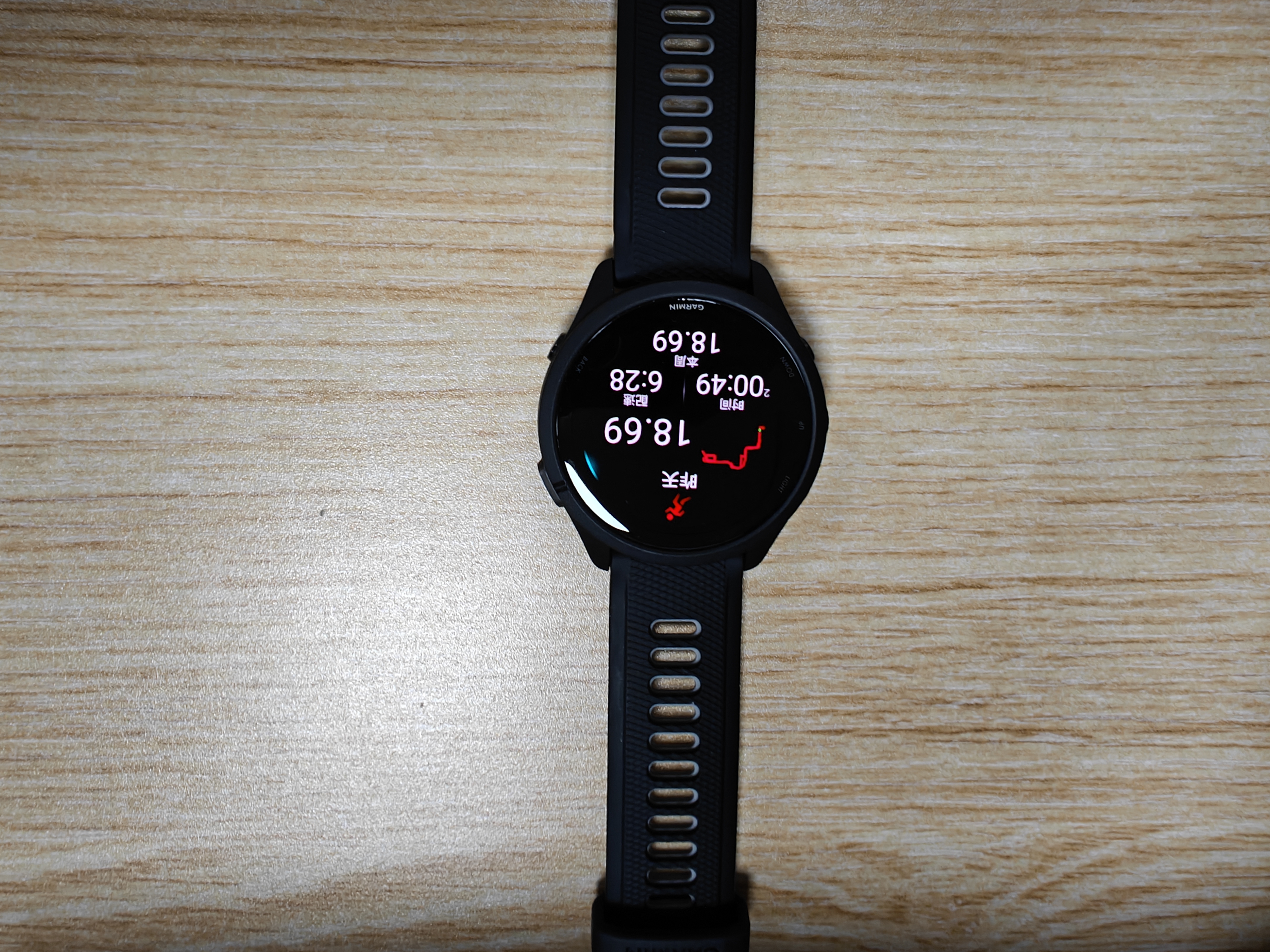 佳明（GARMIN）FR265运动心率手表智能手表腕表户外铁三跑步游泳跑表血氧 礼物 Forerunner265 音乐版 极夜黑 实拍图