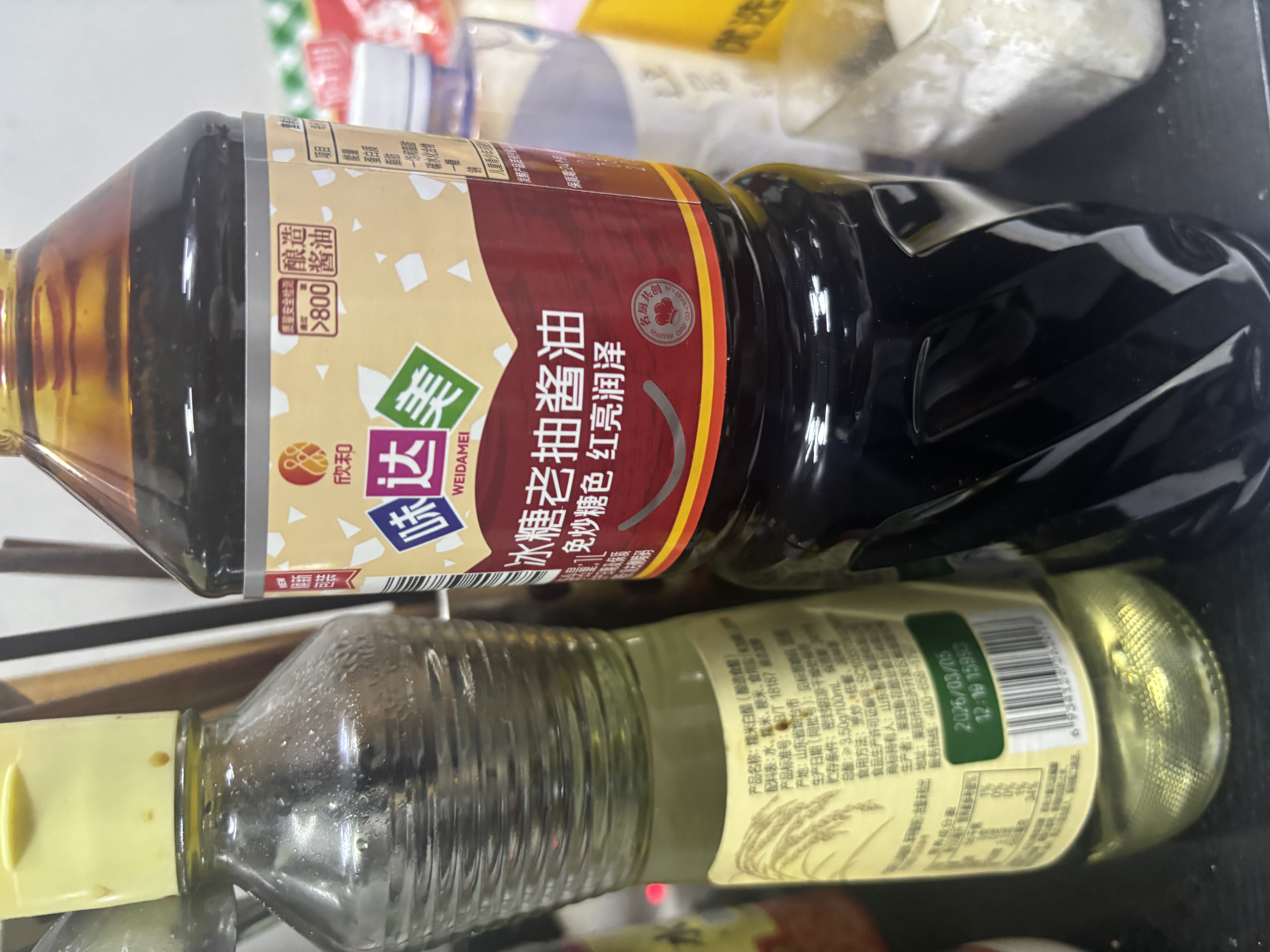 欣和味达美经典系列冰糖老抽1L【酿造酱油】红烧焖炖上色添加冰糖调色 实拍图