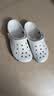 卡骆驰（CROCS）贝雅卡骆班洞洞鞋|205089 白/深蓝-126   41 /42(260mm)   实拍图